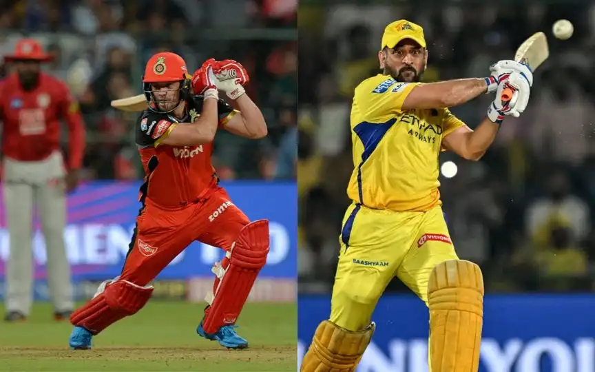 Ab de Villiers and MS Dhoni [Source: AFP]